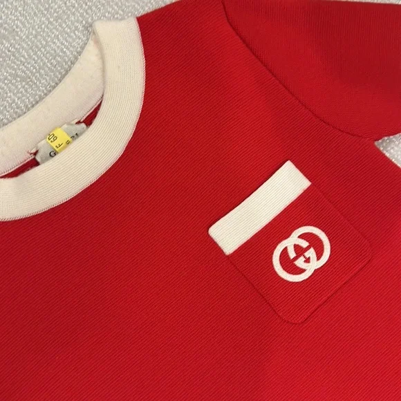 wool dress with gg logo Kids